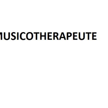 MUSICOTHERAPEUTE